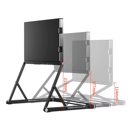 TriDeskPro™ Foldable Triple-Screen Workstation